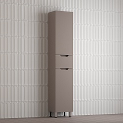 Style Line Шкаф пенал Остин 36 тауп темный – фотография-3